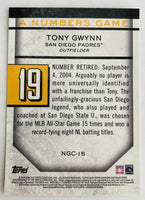 Tony Gwynn 2020 Topps Chrome Update A Numbers Game Series Mint Card #NGC-15
