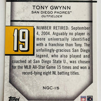 Tony Gwynn 2020 Topps Chrome Update A Numbers Game Series Mint Card #NGC-15