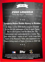 Evan Longoria 2010 Topps Peak Performance Series Mint Card #PP-49
