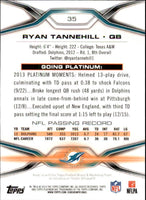 Ryan Tannehill 2014 Topps Platinum Series Mint Card #35
