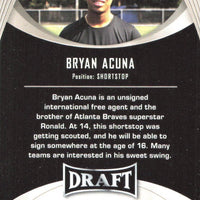 Bryan Acuna 2021 Leaf Draft Mint Card #24