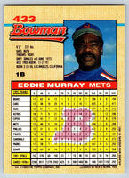 Eddie Murray 1992 Bowman Series Mint Card #433
