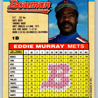 Eddie Murray 1992 Bowman Series Mint Card #433