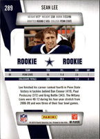 Sean Lee 2010 Panini Prestige Series Mint ROOKIE Card #289
