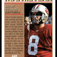 Steve Young 1993 Score Series Mint Card #440