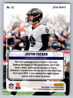 Justin Tucker 2023 Panini Prestige For the Record Xtra Points Series Mint Card #12
