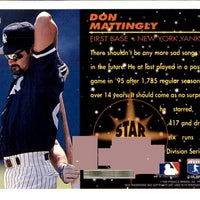 Don Mattingly 1996 Pinnacle Score Series Mint Card #377