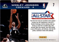 Wesley Johnson 2010 2011 Panini Season Update Rookie Challenge All-Star Series Mint Card #7
