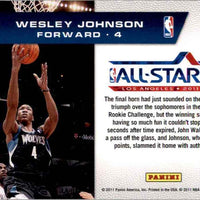 Wesley Johnson 2010 2011 Panini Season Update Rookie Challenge All-Star Series Mint Card #7