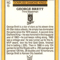George Brett 1987 Donruss Diamond Kings Series Mint Card #15