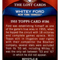 Whitey Ford 2011 Topps 60 Years Of Topps Series Card #60YOTLC-6