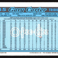 Gary Carter 1992 O-Pee-Chee Tribute Series Mint Card #45