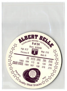 Albert Belle 1994 MSA King B Disc Series Mint Card #9