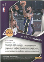 LeBron James 2020 2021 Panini Prizm Dominance Series Mint Card #17
