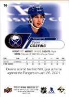 Dylan Cozens 2020 2021 Upper Deck NHL Star Rookies Card #14
