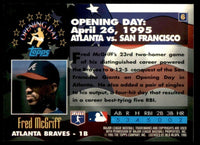 Fred McGriff 1995 Topps Opening Day Series Mint Card #6
