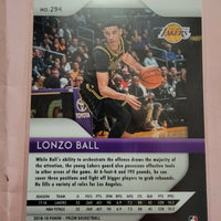 Lonzo Ball 2018 2019 Panini Prizm Series Mint Card #294