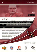 Kurt Warner 2006 Upper Deck Sweet Spot Mint Card #4
