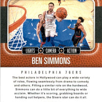 Ben Simmons 2020 2021 Panini Hoops Lights Camera Action Series Mint Card #11