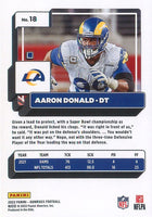 Aaron Donald 2022 Panini Donruss Series Mint Card #18
