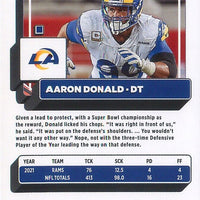 Aaron Donald 2022 Panini Donruss Series Mint Card #18