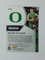 Payton Pritchard 2020 2021 Panini Prizm Draft Picks Series Mint Rookie Card #76
