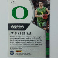 Payton Pritchard 2020 2021 Panini Prizm Draft Picks Series Mint Rookie Card #76