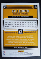 Kyle Korver 2018 2019 Panini Donruss Holo Orange Laser Series Mint Card #128
