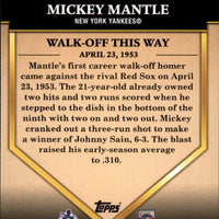 Mickey Mantle 2012 Topps Golden Greats Series Mint Card #GG31