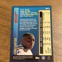 Cris Carter 1998 Topps Measures of Greatness Series Mint Card #MG11