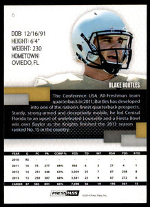 Blake Bortles 2014 Press Pass Series Mint Rookie Card #6