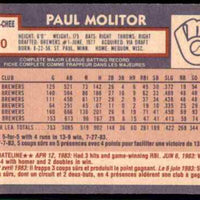 Paul Molitor 1984 O-Pee-Chee Series Mint Card #60