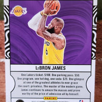 LeBron James 2022 2023 Panini Contenders Game Night Ticket Series Mint Card #21