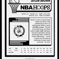 Jaylen Brown 2023 2024 Panini Hoops Series Mint Card #60