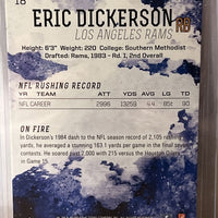 Eric Dickerson 2014 Topps Fire Series Mint Card #18