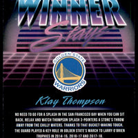 Klay Thompson 2018 2019 Donruss Winner Stays Series Mint Card #7