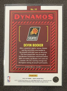 Devin Booker 2023 2024 Panini NBA Hoops Dynamos Series Mint Card #10