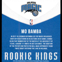 Mo Bamba 2018 2019 Panini Donruss Rookie Kings Series Mint Card #2
