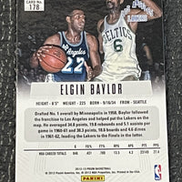 Elgin Baylor 2012 2013 Panini Prizm Series Mint Card #178  First Year Of Prizm