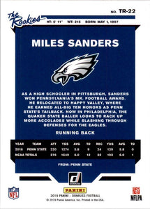 Miles Sanders 2019 Donruss The Rookies Series Mint Card #TR-22