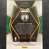 Jayson Tatum 2021 2022 Panini Select Premier Level Series Mint Card #172