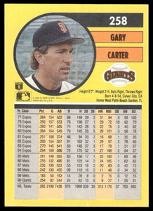 Gary Carter 1991 Fleer Series Mint Card #258