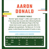 Aaron Donald 2023 Panini Donruss Series Mint Card #162