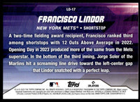 Francisco Lindor 2023 Topps Update Laid Out Series Mint Card #LO-17
