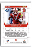 Jakobi Meyers 2019 Panini Score Series Mint Rookie Card #431
