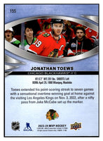 Jonathan Toews 2023 2024 Upper Deck MVP Series Mint Card #155
