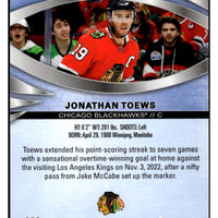Jonathan Toews 2023 2024 Upper Deck MVP Series Mint Card #155