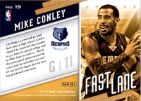 Mike Conley 2014 2015 Hoops Fast Lane Series Mint Card #19
