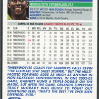 Kevin Garnett 2003 2004 Topps Chrome Series Mint Card #100