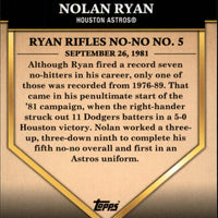 Nolan Ryan 2012 Topps Golden Greats Series Mint Card #GG7